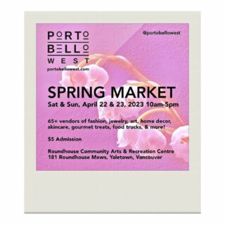 Lots of chances to support local handmade coming up, with Spring Markets from @portobellowest @thebespoke.market @vancouveretsyco and @gotcraftmarket 💕💗💕